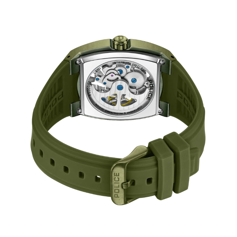 Police Skeletor Mens Watch