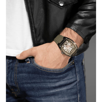 Police Skeletor Mens Watch