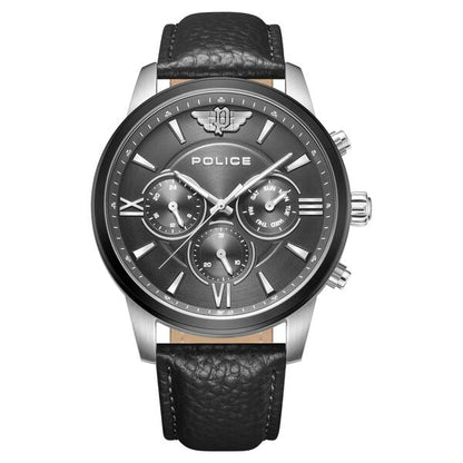 Police Avondale Ii Mens Leather Watch