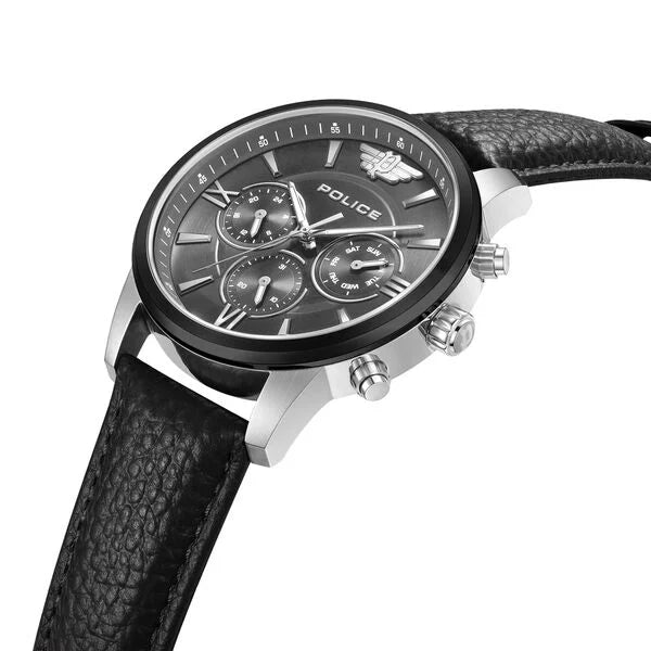 Police Avondale Ii Mens Leather Watch