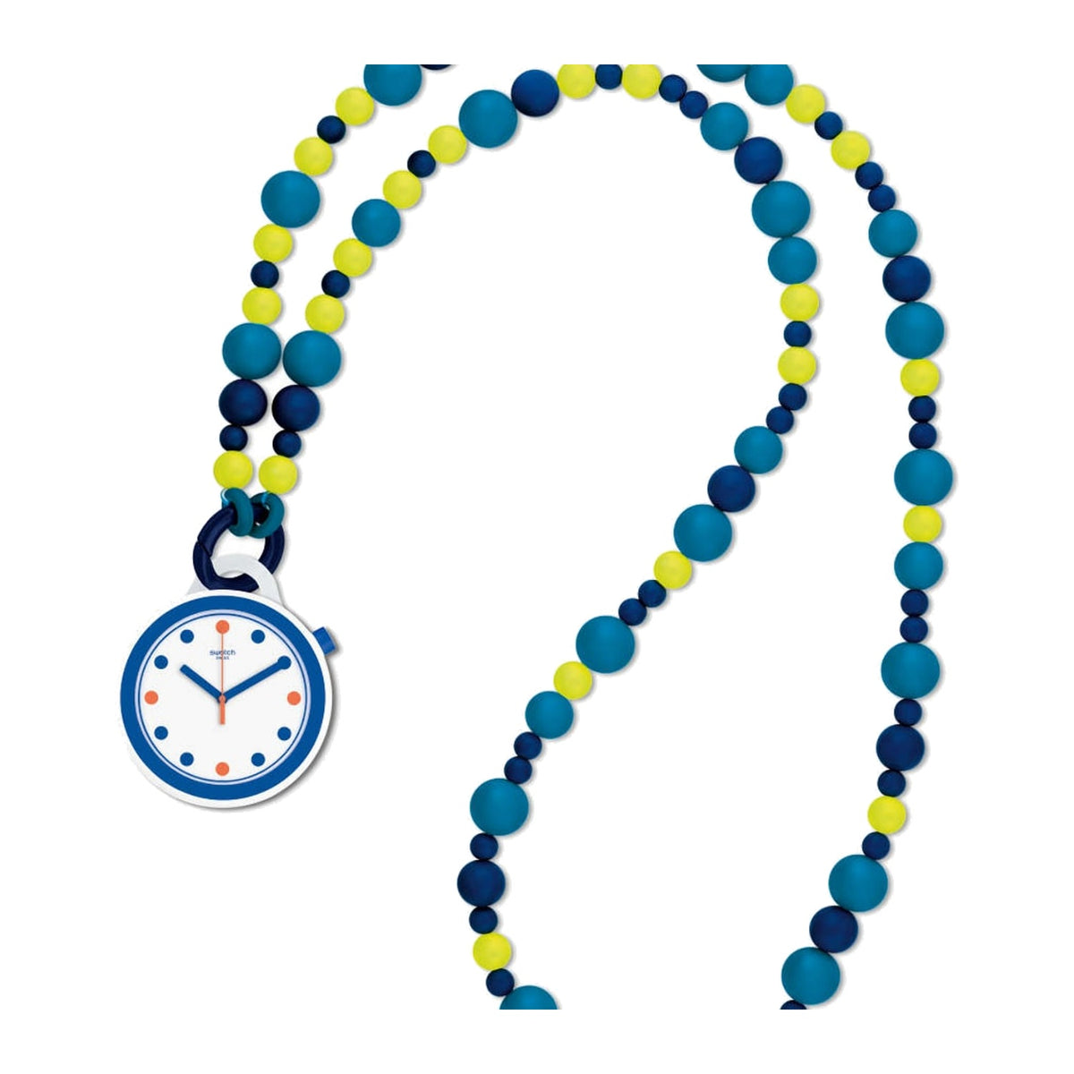 Swatch Rubber Blue Unisex Watch-PNW103N