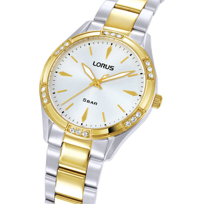 Lorus Womens Silver Stainless Steel Watch-RG200ZX9