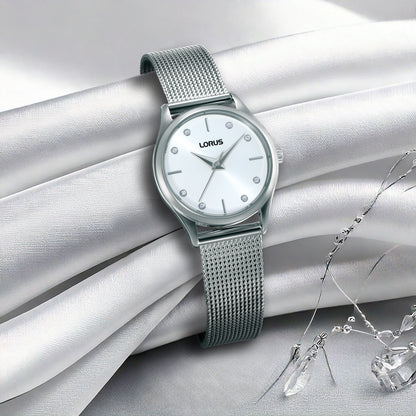 Lorus - Women Gold Stainless Steel Strap Watch - RG211ZX9