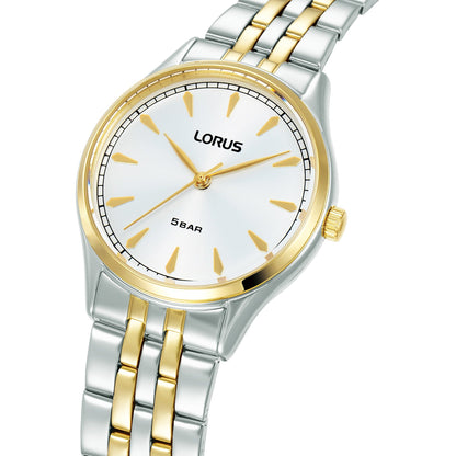 Lorus Womens Silver Stainless Steel Watch-RG294YX9
