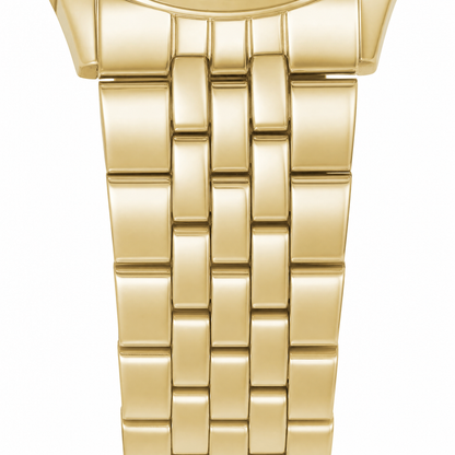Lorus Womens Gold Stainless Steel Watch-RG296YX9