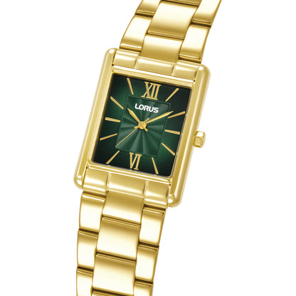 Lorus - Women Gold Stainless Steel Strap Watch - RH836CX9