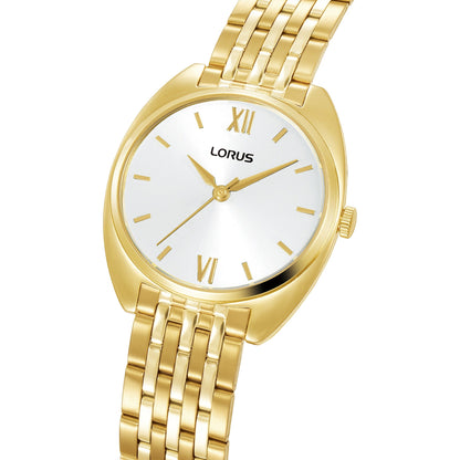 Lorus Womens Gold Stainless Steel Watch-RH846CX9