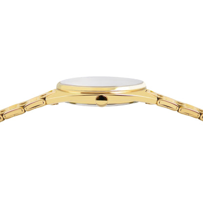 Lorus Womens Gold Stainless Steel Watch-RH846CX9