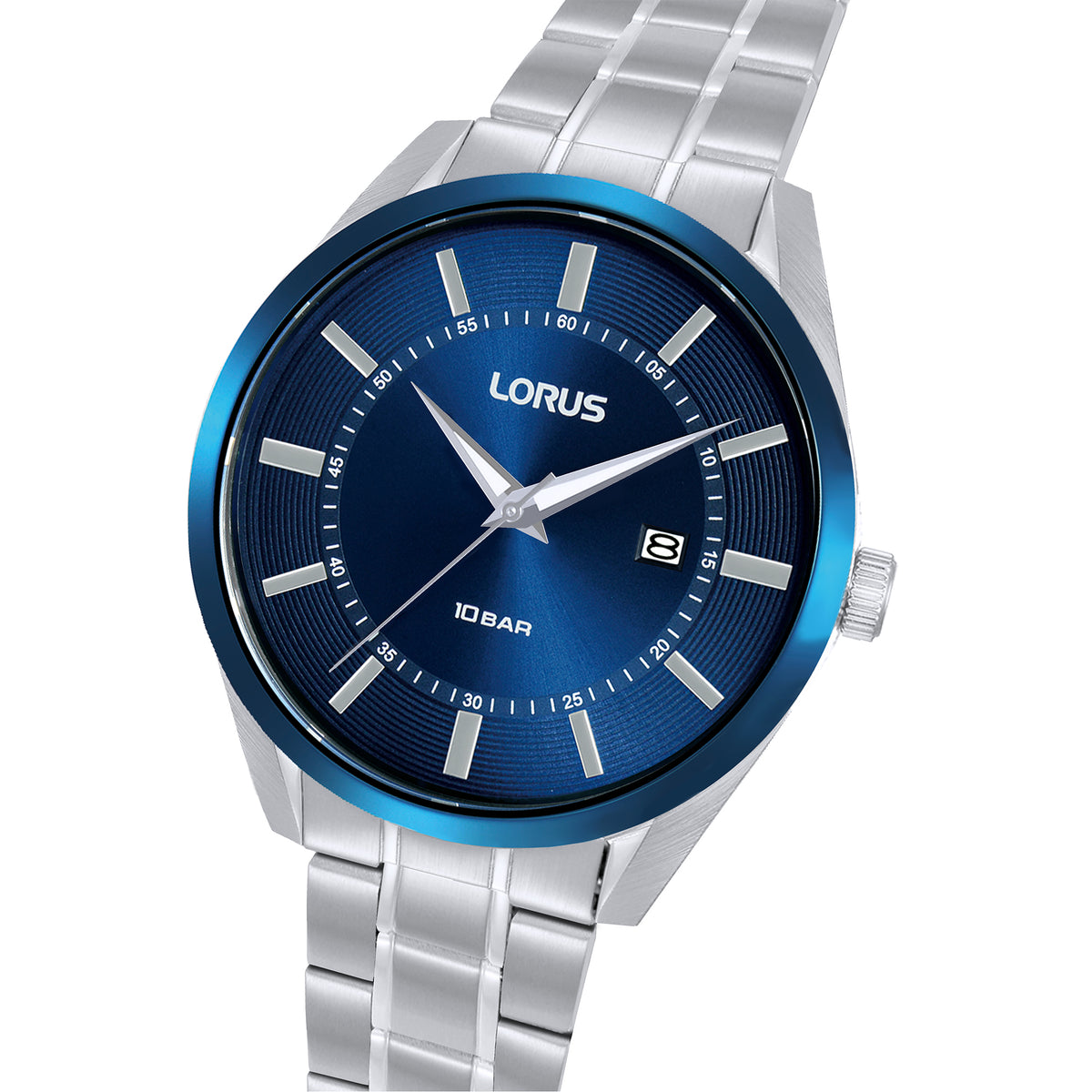 Lorus - Men Silver Stainless Steel Strap Watch - RH913SX9