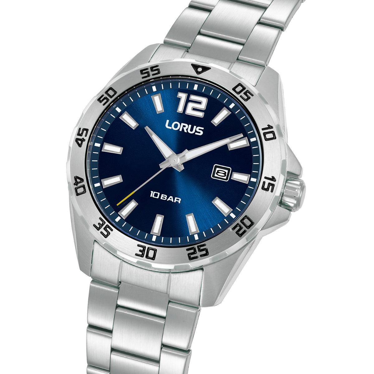Lorus - Men Silver Stainless Steel Strap Watch - RH931SX9