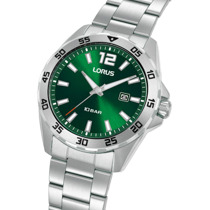 Lorus - Men Silver Stainless Steel Strap Watch - RH933SX9