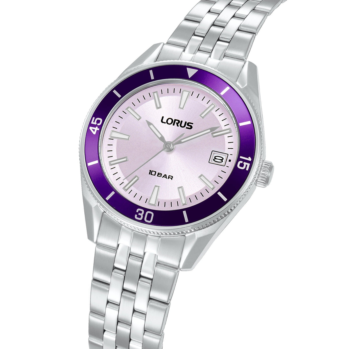 Lorus Womens Silver Stainless Steel Watch-RH941SX9