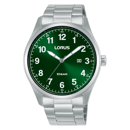Lorus - Men Silver Stainless Steel Strap Watch - RH975SX9