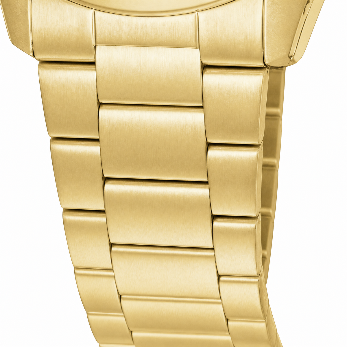 Lorus Mens Gold Stainless Steel Watch-RH976SX9