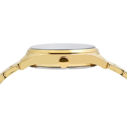 Lorus Mens Gold Stainless Steel Watch-RH976SX9