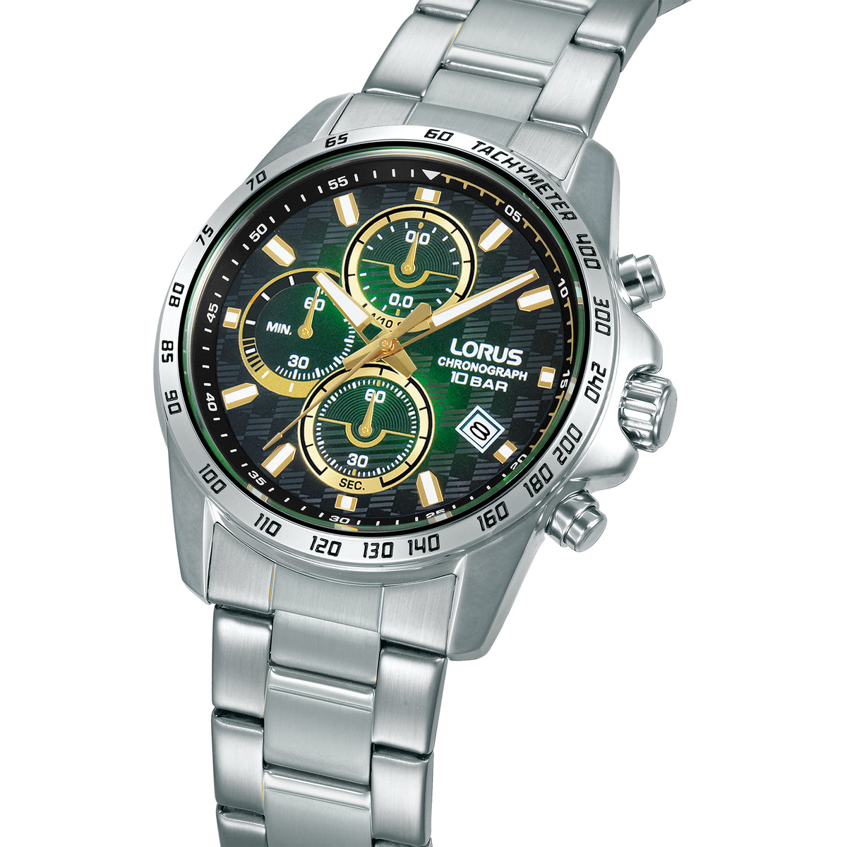 Lorus - Men Silver Stainless Steel Strap Watch - RM309KX9