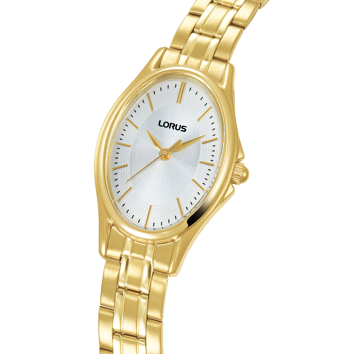 Lorus - Unisex Gold Stainless Steel Strap Watch - RRX88JX9