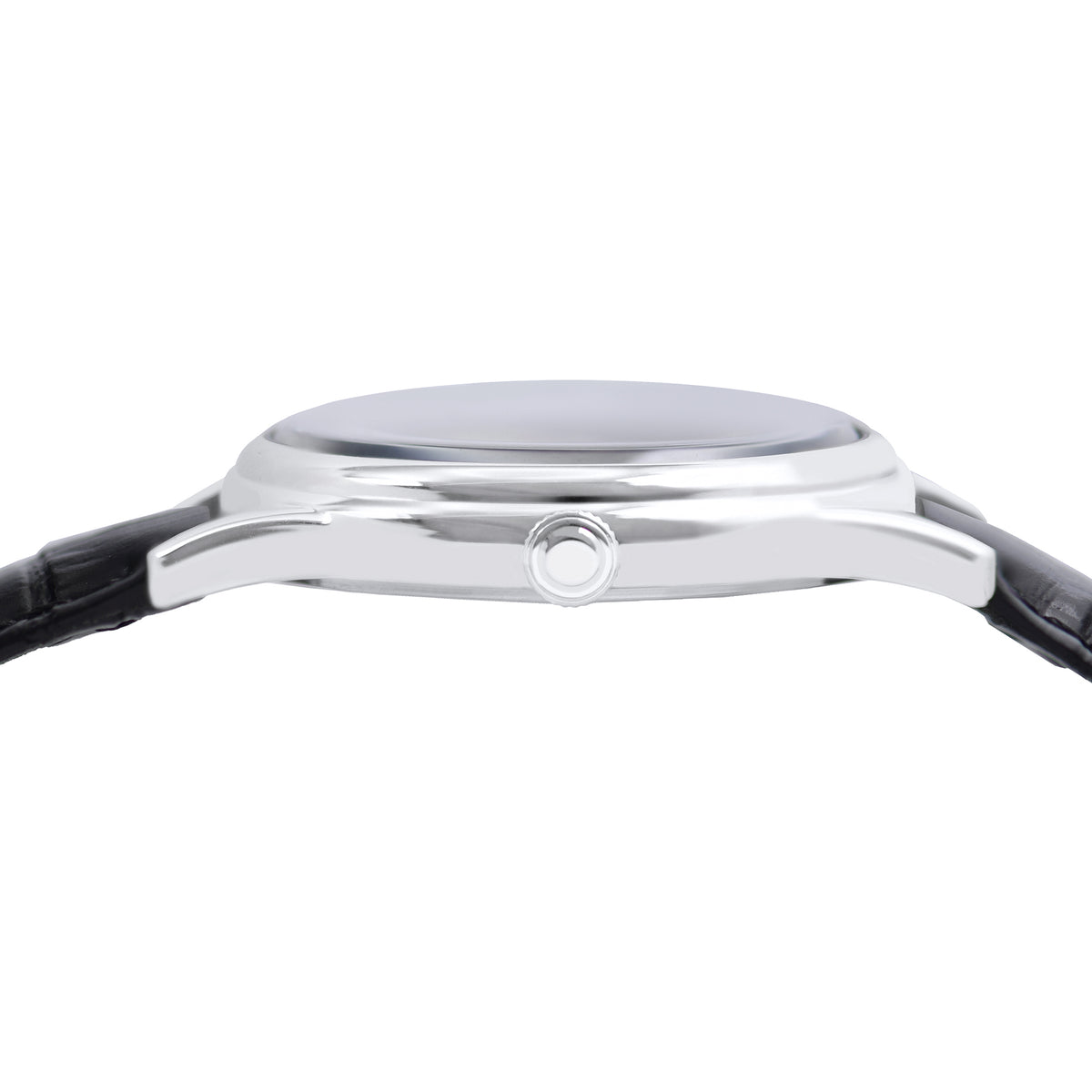 Lorus - Men Black Leather Strap Watch - RS901EX9