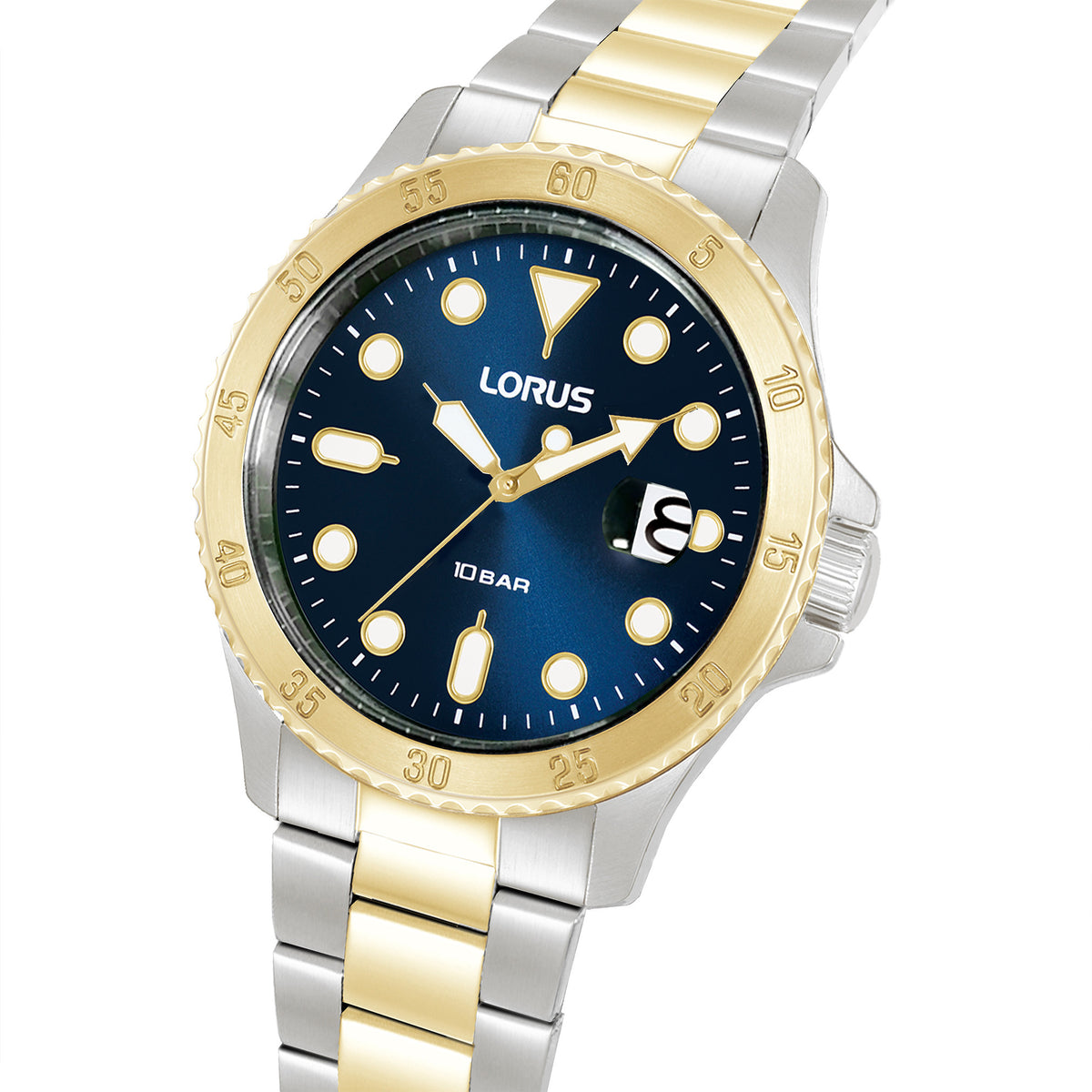 Lorus - Men Silver Stainless Steel Strap Watch - RS970DX9