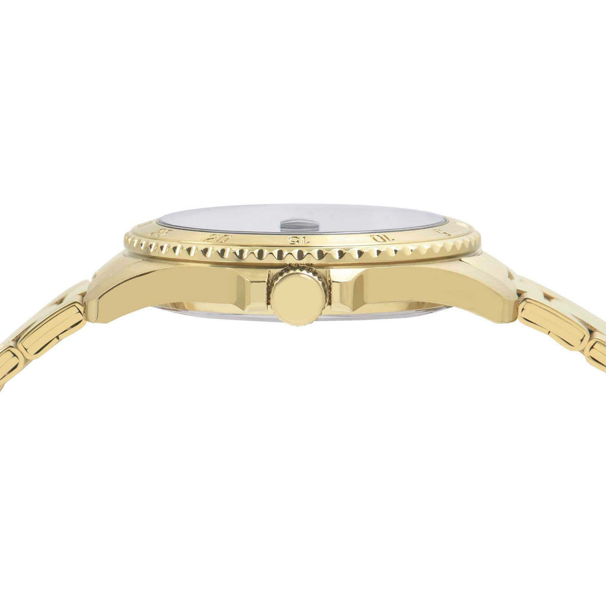Lorus Mens Gold Stainless Steel Watch-RS972DX9
