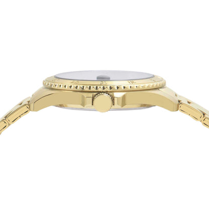 Lorus Mens Gold Stainless Steel Watch-RS972DX9