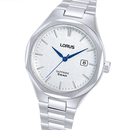 Lorus - Men Silver Stainless Steel Strap Watch - RS979DX9