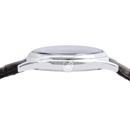 Lorus - Men Brown Leather Strap Watch - RS997DX9