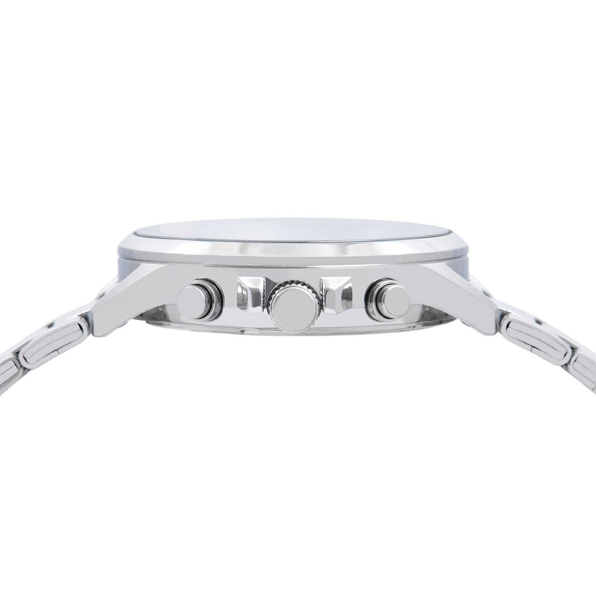 Lorus Mens Sports Chronograph Silver Stainless Steel Watch-RT313LX9