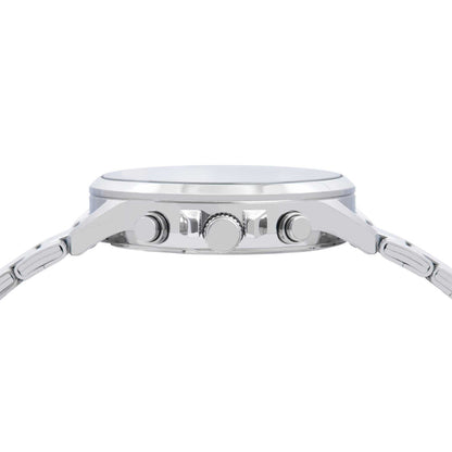 Lorus Mens Sports Chronograph Silver Stainless Steel Watch-RT313LX9