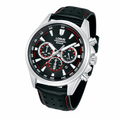 Lorus Mens Sport Silver Stainless Steel Watch-RT325LX9