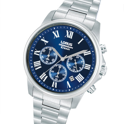 Lorus - Men Silver Stainless Steel Strap Watch - RT337LX9