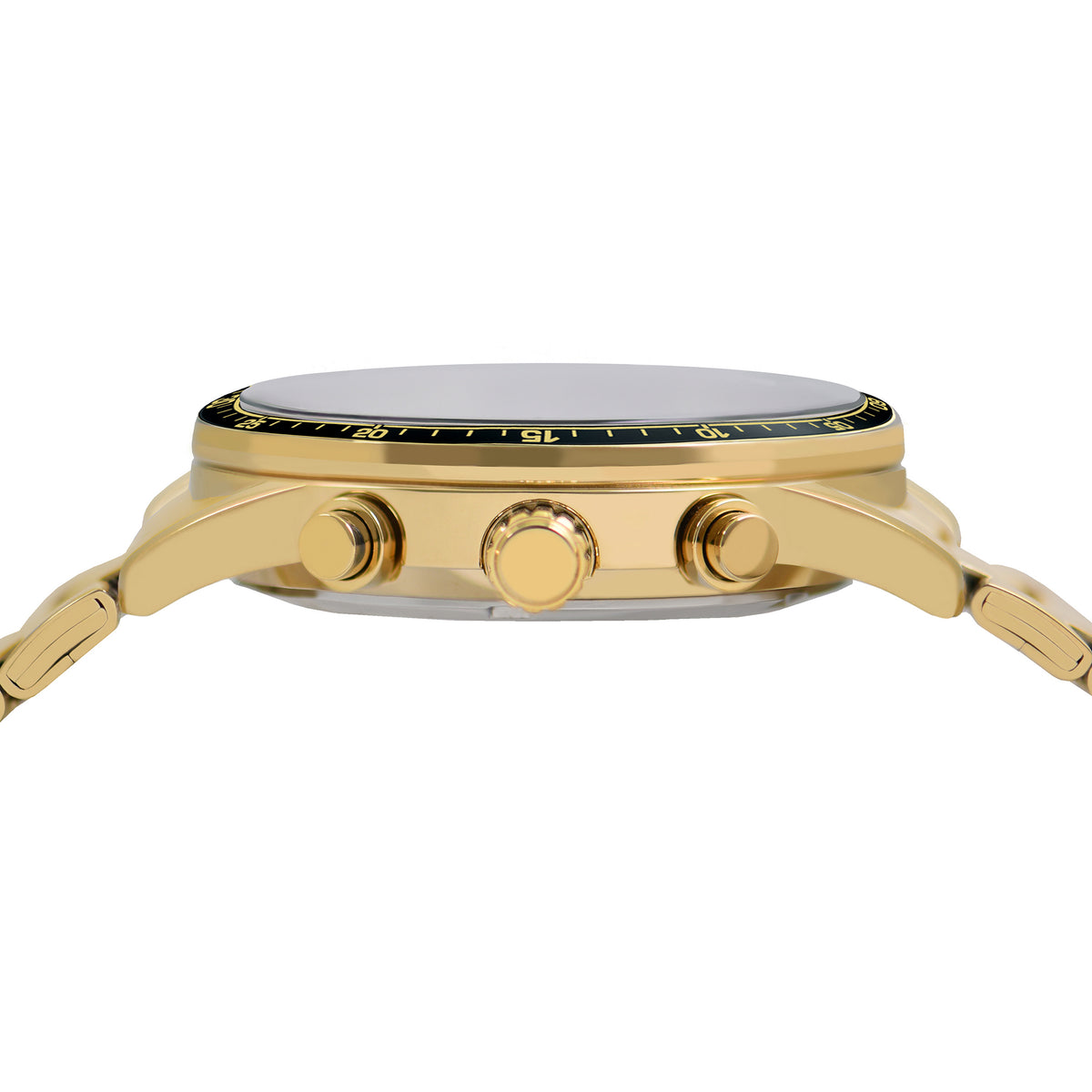 Lorus - Men Gold Stainless Steel Strap Watch - RT350LX9