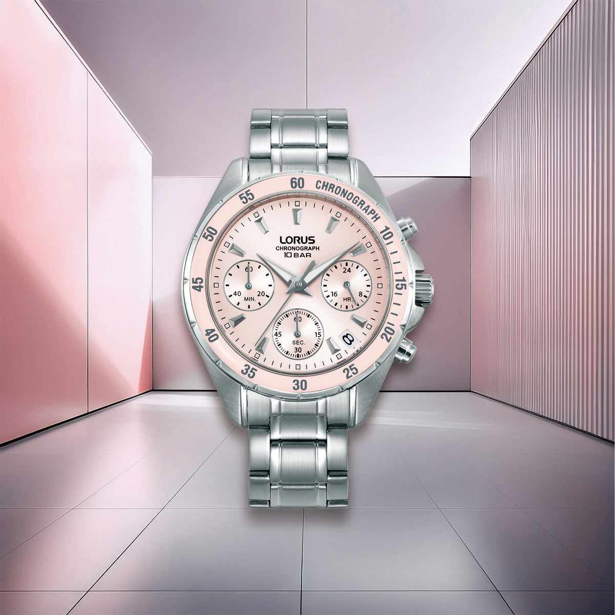 Lorus - Women Silver Stainless Steel Strap Watch - RT355LX9