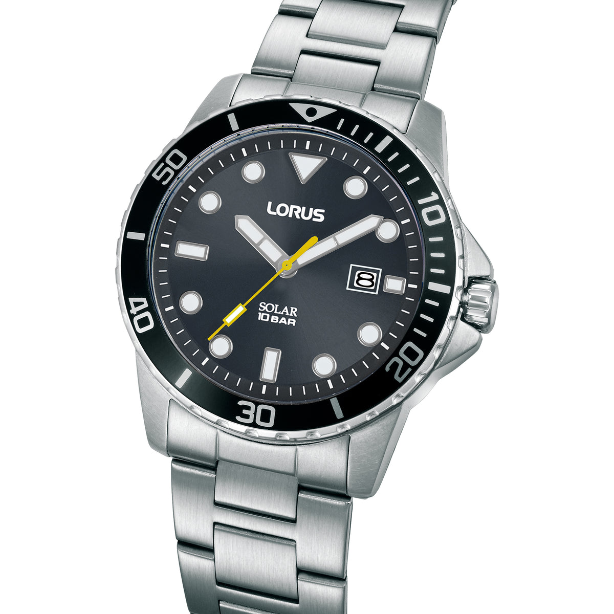 Lorus - Men Silver Stainless Steel Strap Watch - RX301BX9