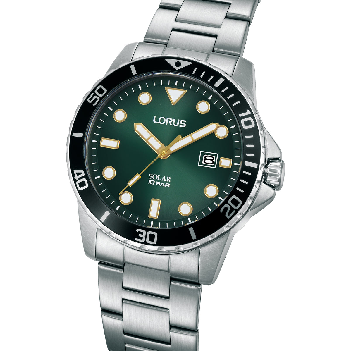 Lorus - Men Silver Stainless Steel Strap Watch - RX305BX9