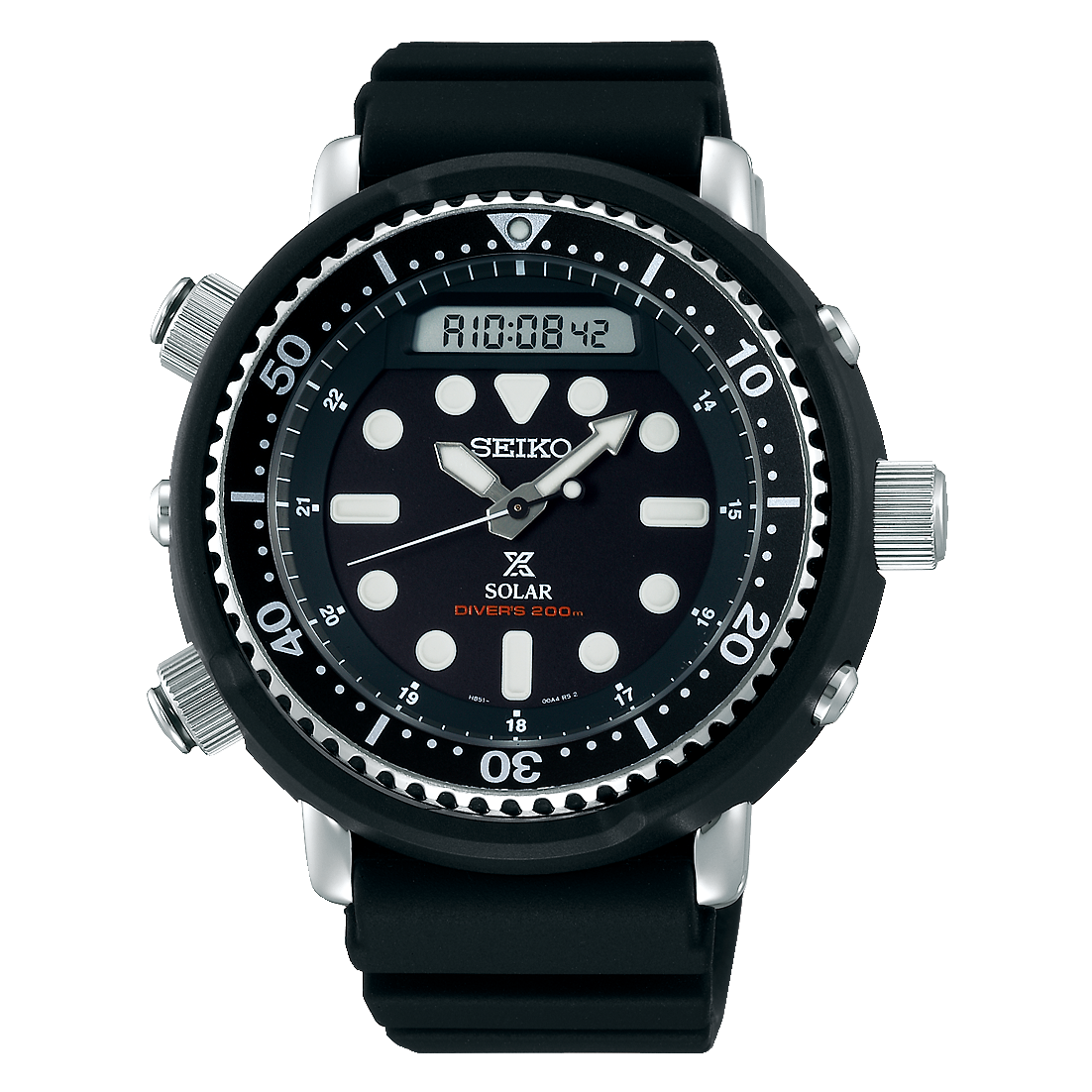 Seiko - Men Black Strap Watch - SNJ025P1