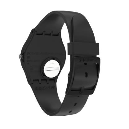 Swatch-Db2L Watch Black Unisex Rubber Watch-SO28B102