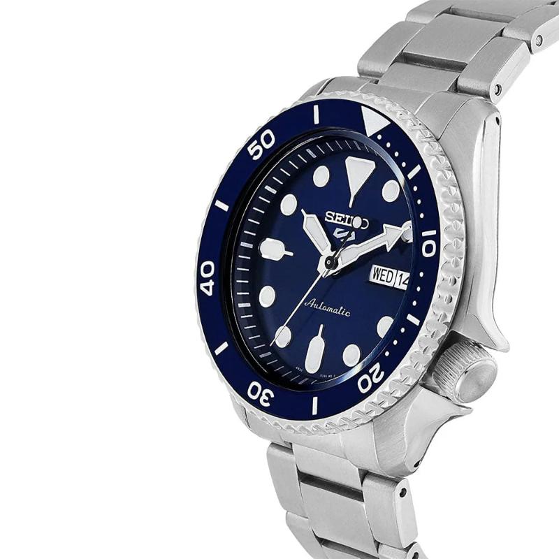 Seiko 5 Mens Silver Stainless steel Watch-SRPD51K1