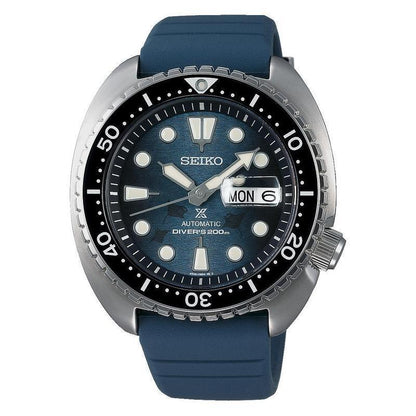 Seiko Gents Prospex Blue Silicone Watch - SRPF77K1