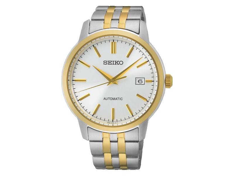 Seiko Automatic Mens Silver Stainless steel Strap Watch-SRPH92K1