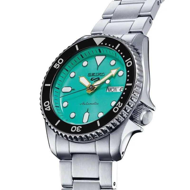 Seiko Mens Seiko 5 Sport Silver Stainless steel Watch-SRPK33K1