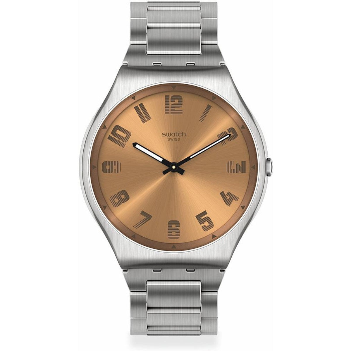 Swatch-Skin Irony Bronze Grey Unisex Stainless steel Watch-SS07S122G