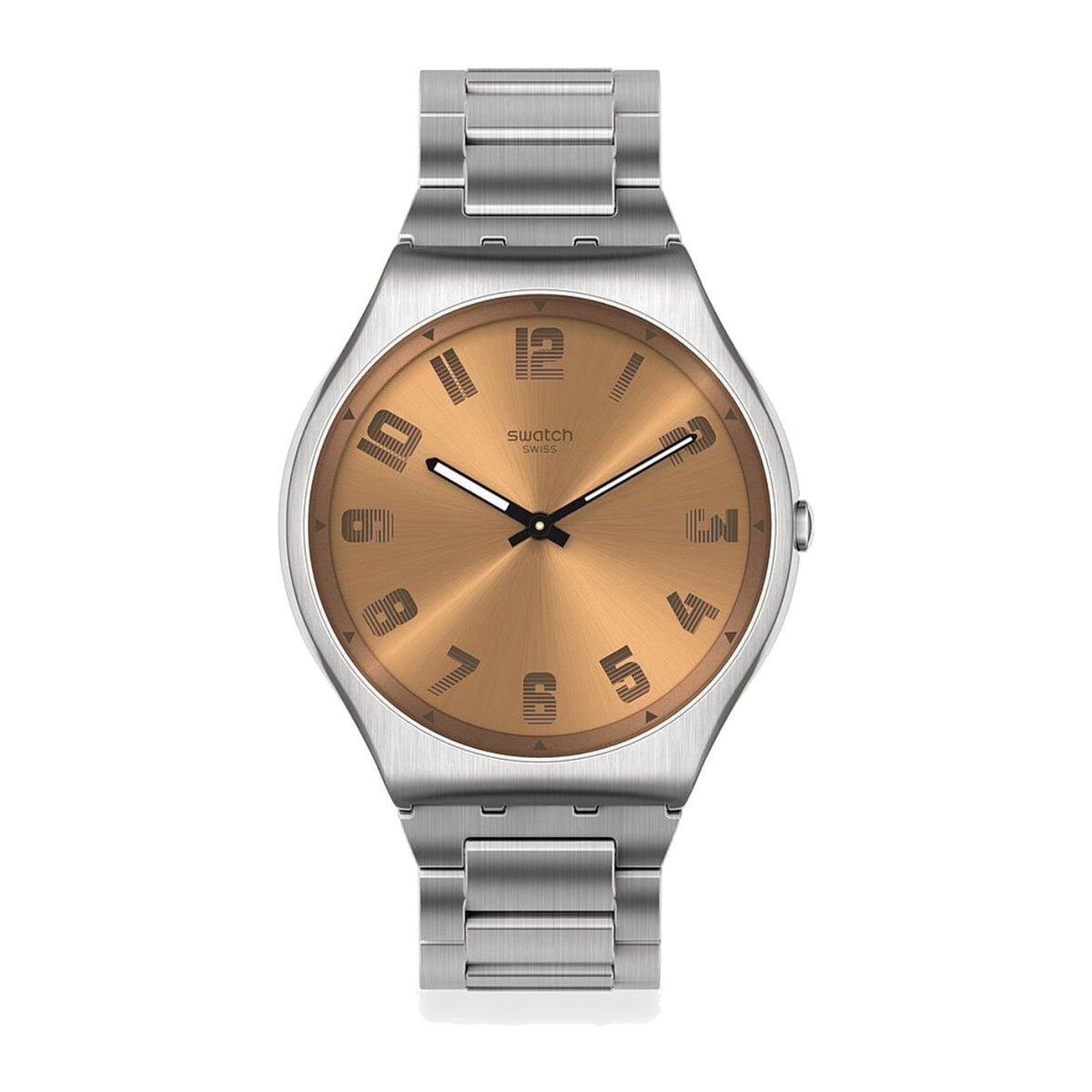 Swatch-Skin Irony Bronze Grey Unisex Stainless steel Watch-SS07S122G