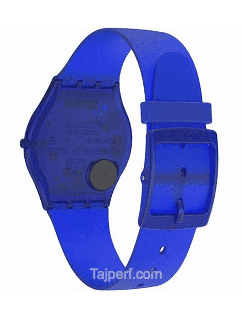 Swatch-Deep Acqua Blue Unisex Rubber Watch-SS08N102