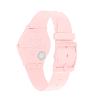 Swatch-Caricia Rosa Pink Unisex Rubber Watch-SS09P100