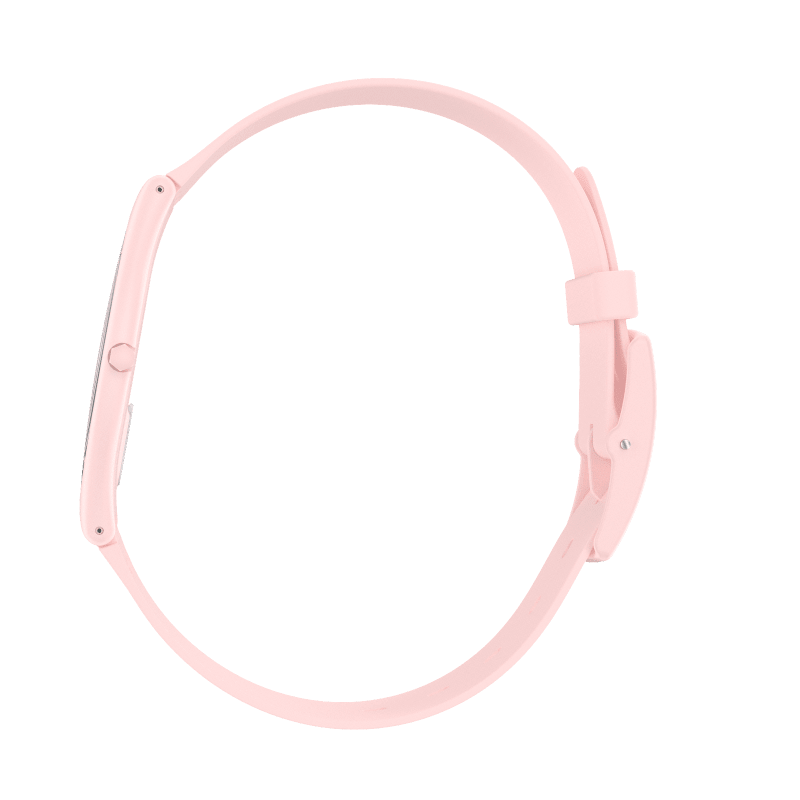 Swatch-Caricia Rosa Pink Unisex Rubber Watch-SS09P100