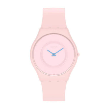 Swatch-Caricia Rosa Pink Unisex Rubber Watch-SS09P100