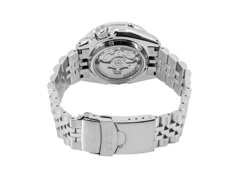 Seiko Automatic Mens Silver Stainless steel Strap Watch-SSK005K1