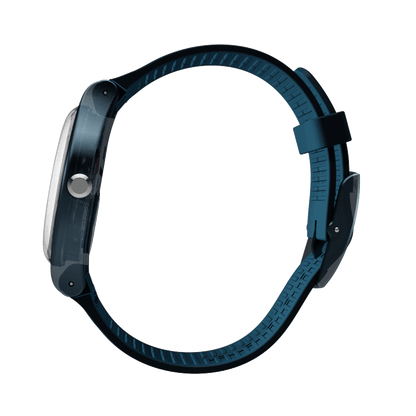 Swatch-Blue Rebel Blue Unisex Rubber Watch-SUON700