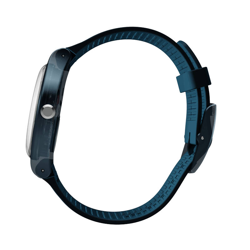 Swatch-Blue Rebel Blue Unisex Rubber Watch-SUON700